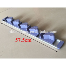 Aluminum 5-Position mop broom holder